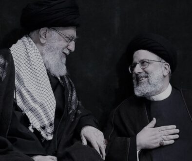 Ebrahim Raisi and Khamenei